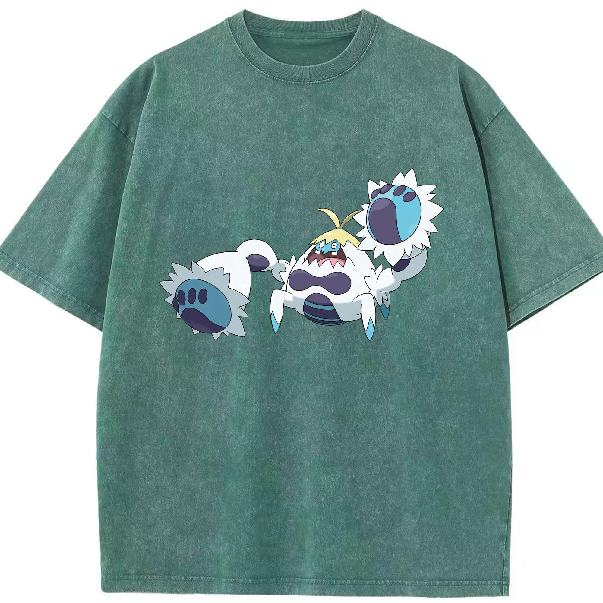 （画像用） ポケットモンスター Pokémon 綿100% ヴィンテージ風 半袖Tシャツ（フロントプリント）
